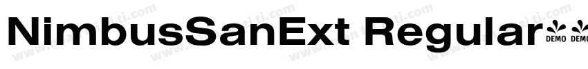 NimbusSanExt Regular字体转换